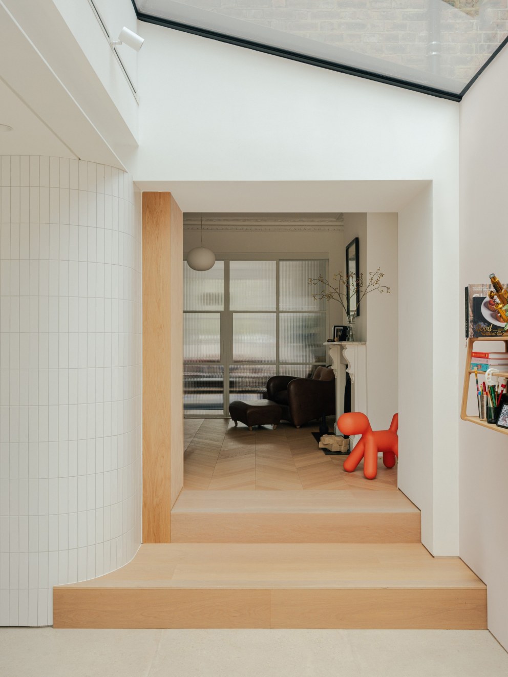 North London Victorian Villas | View looking from new extension towards reading room | Interior Designers